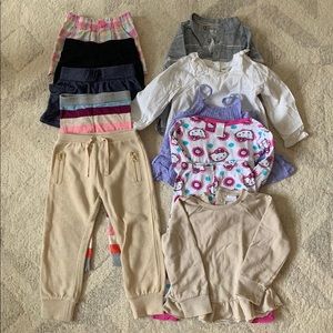 Girls 11 Pieces of Clothes Size 3T